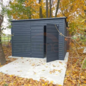 Domek narzędziowy 4x2,5 m Grafit BTX 7016 | Podwyższony 2,40m | Profil