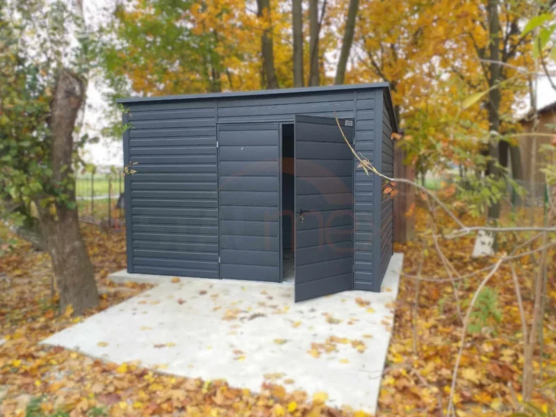 Domek narzędziowy 4x2,5 m Grafit BTX 7016 | Podwyższony 2,40m | Profil