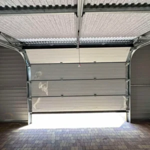 Garaż blaszany 6x5m Złoty Dąb / Grafit | Brama Segmentowa z Automatem | Profil