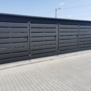 Wiata mietnikowa premium modułowa WS39 2 Wiata śmietnikowa modułowa