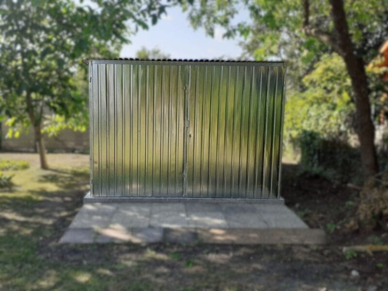 Garaż blaszany 3x5m Ocynk | Garaż Blaszak Typówka | Klasyczny Pionowy T7