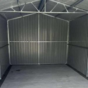 Garaż blaszany 3x5m Zieleń Mat BTX 6020 | Dach Dwuspadowy | Brama Dwuskrzydłowa | Profil