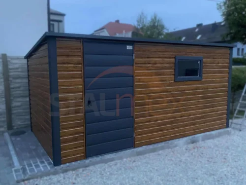 Domek ogrodowy drewnopodobny 4,5x2,5