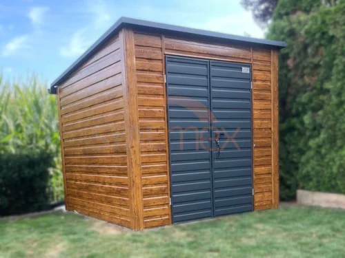 Domek narzędziowy 2,2x2,3 m Złoty Dąb | Drzwi 1,30m | Filc i Rynny | Profil