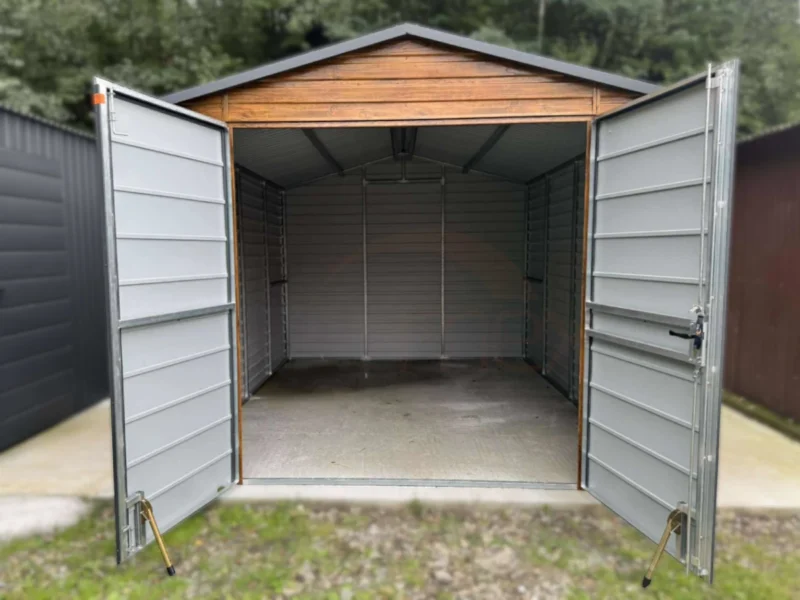 Domek narzędziowy 3x4 m Złoty Dąb / Grafit Mat | Drzwi 2,00m | Profil