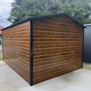 Domek narzędziowy 3x4 m Złoty Dąb / Grafit Mat | Drzwi 2,00m | Profil