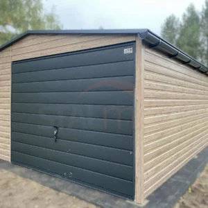 Garaż blaszany 4,5x5,5m Winchester / Grafit Mat | Brama Uchylna | Profil