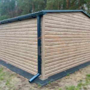 Garaż blaszany 4,5x5,5m Winchester / Grafit Mat | Brama Uchylna | Profil