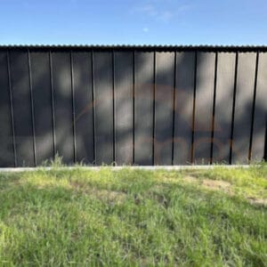 D181_4 Nowoczesny Domek ogrodowy 4,5×3 m Czarny Mat | Na rąbek | Okno | Profil
